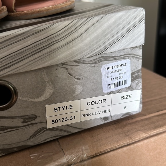 Pink Lace Up Heels - Picture 4 of 4